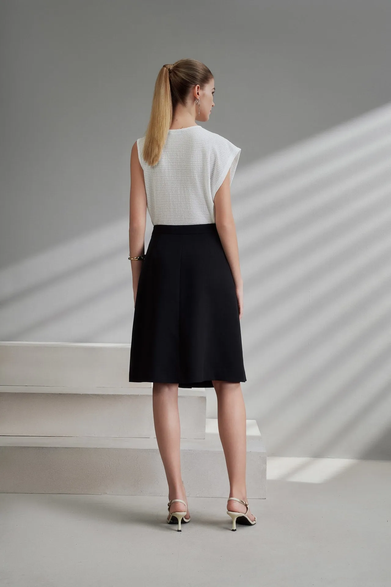 Multi-Way Stretch A-Shaped Skirt