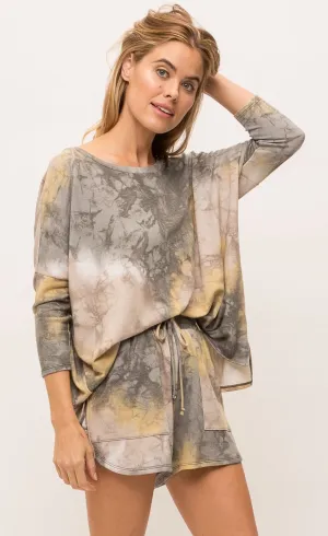 Mystree Bluestone Tie Dye Top