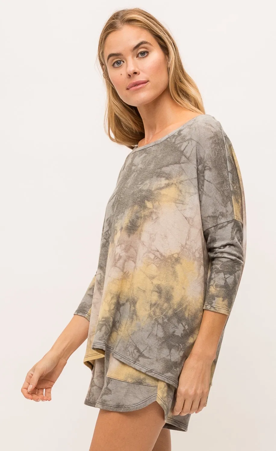 Mystree Bluestone Tie Dye Top