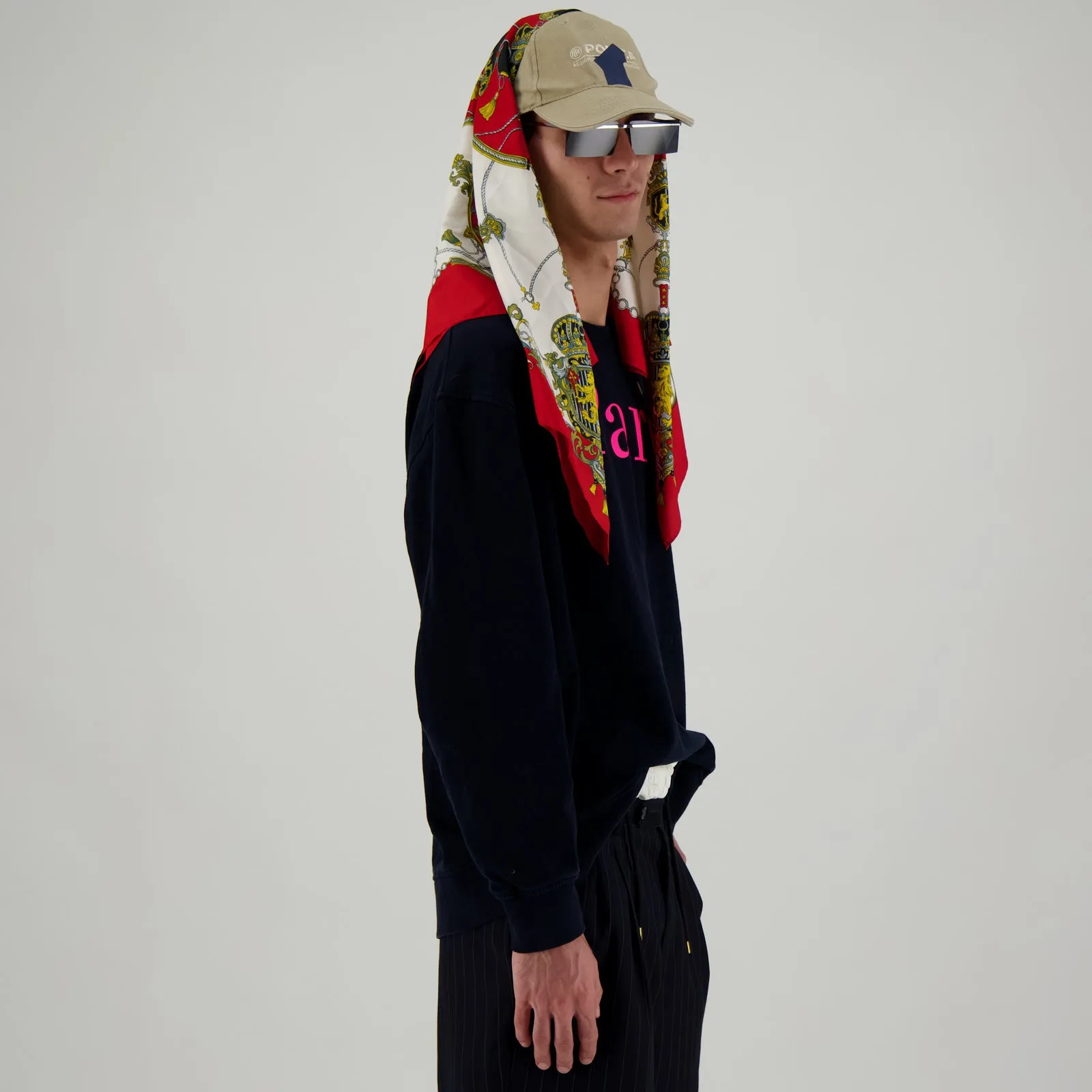 Navy 'Paris RE Made' Sweatshirt