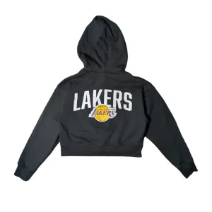NBA LA Lakers Cropped Zip Hoodie