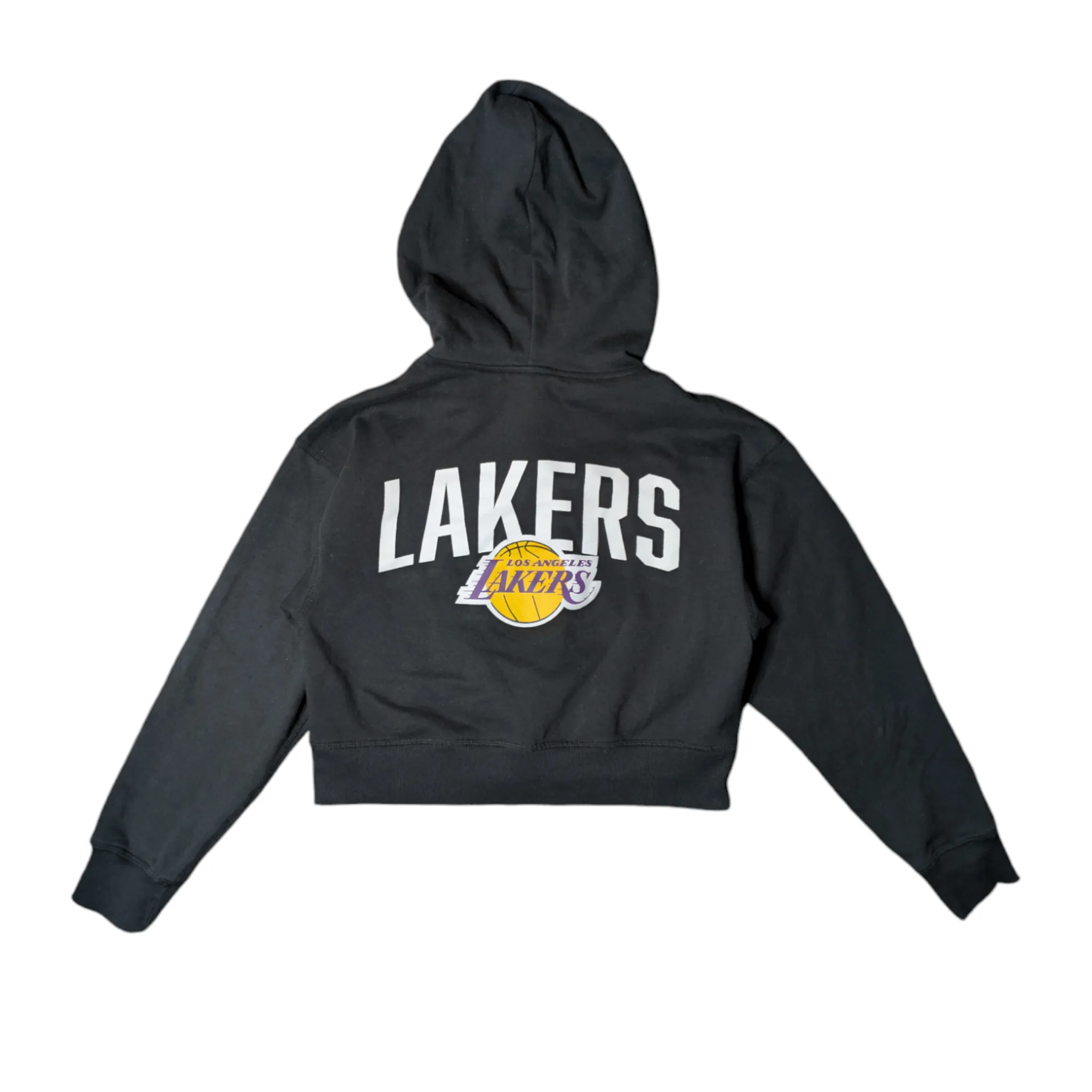 NBA LA Lakers Cropped Zip Hoodie