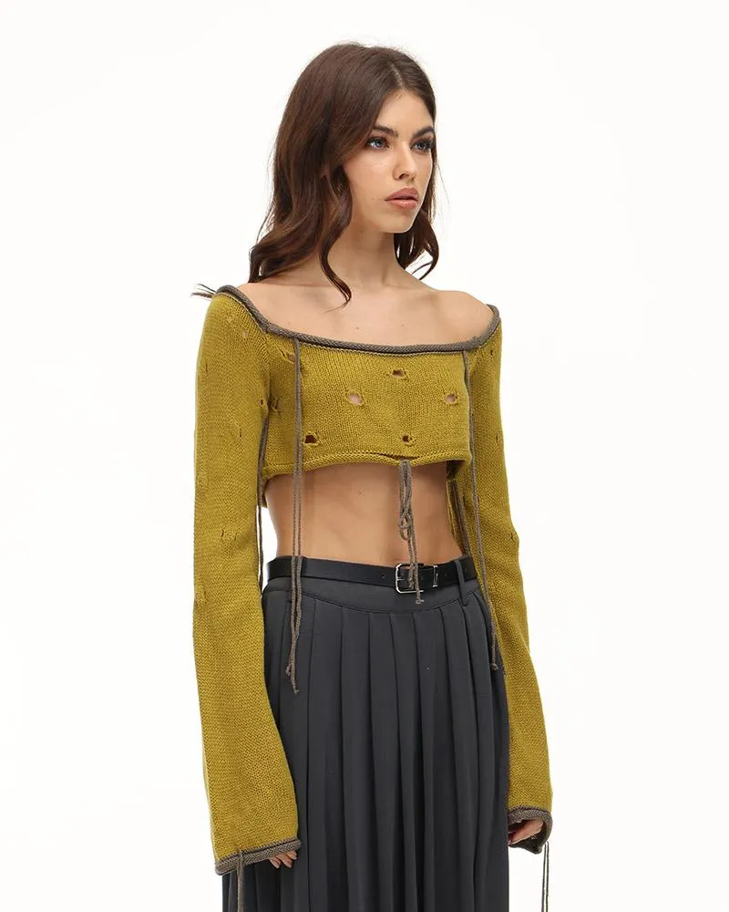 Netherburg Bandeau Knit Top