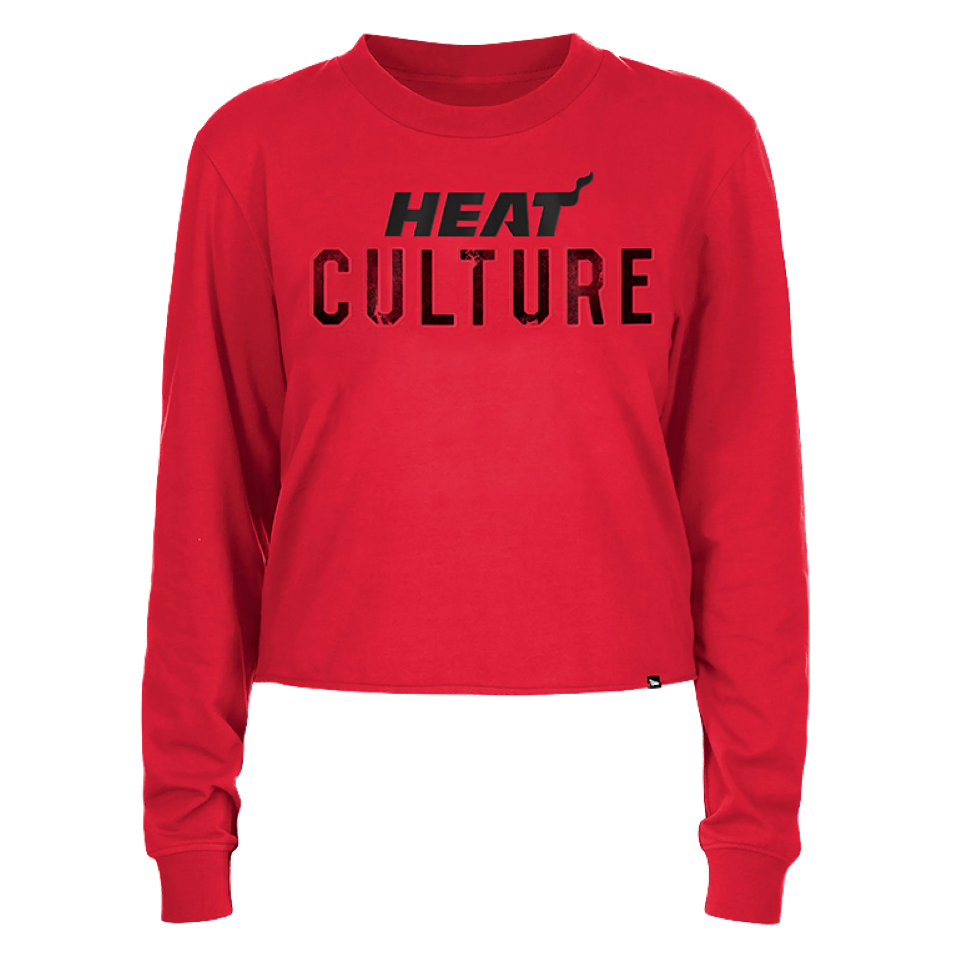 New Era HEAT Culture: Blood Red Women's Long Sleeve Crop