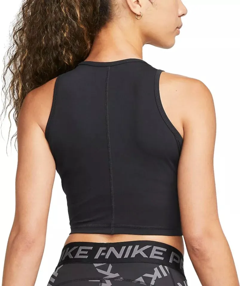 Nike Pro Dri-FIT Women's Crop Tank Top GRX (Black)