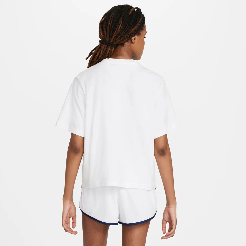 Nike Women's Seasonal NikeCourt Top (White/Purple)