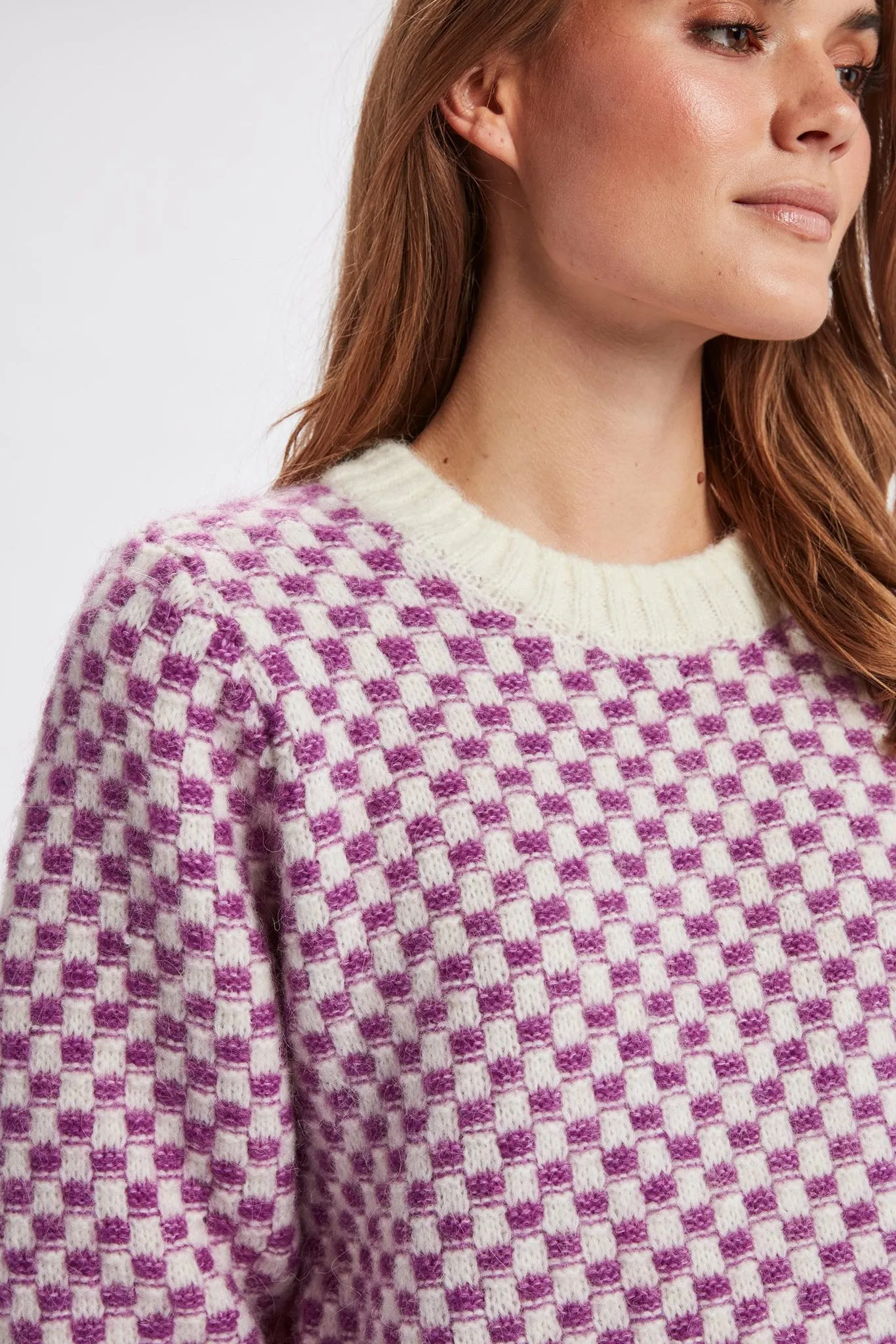 NUWILLIS CROPPED PULLOVER - Birch