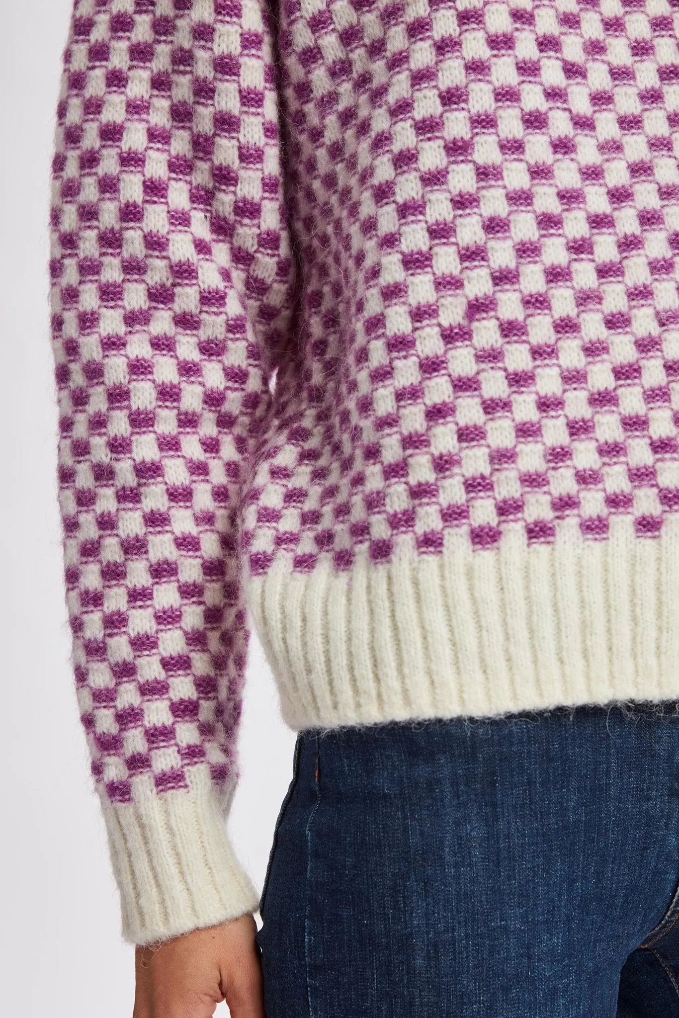NUWILLIS CROPPED PULLOVER - Birch