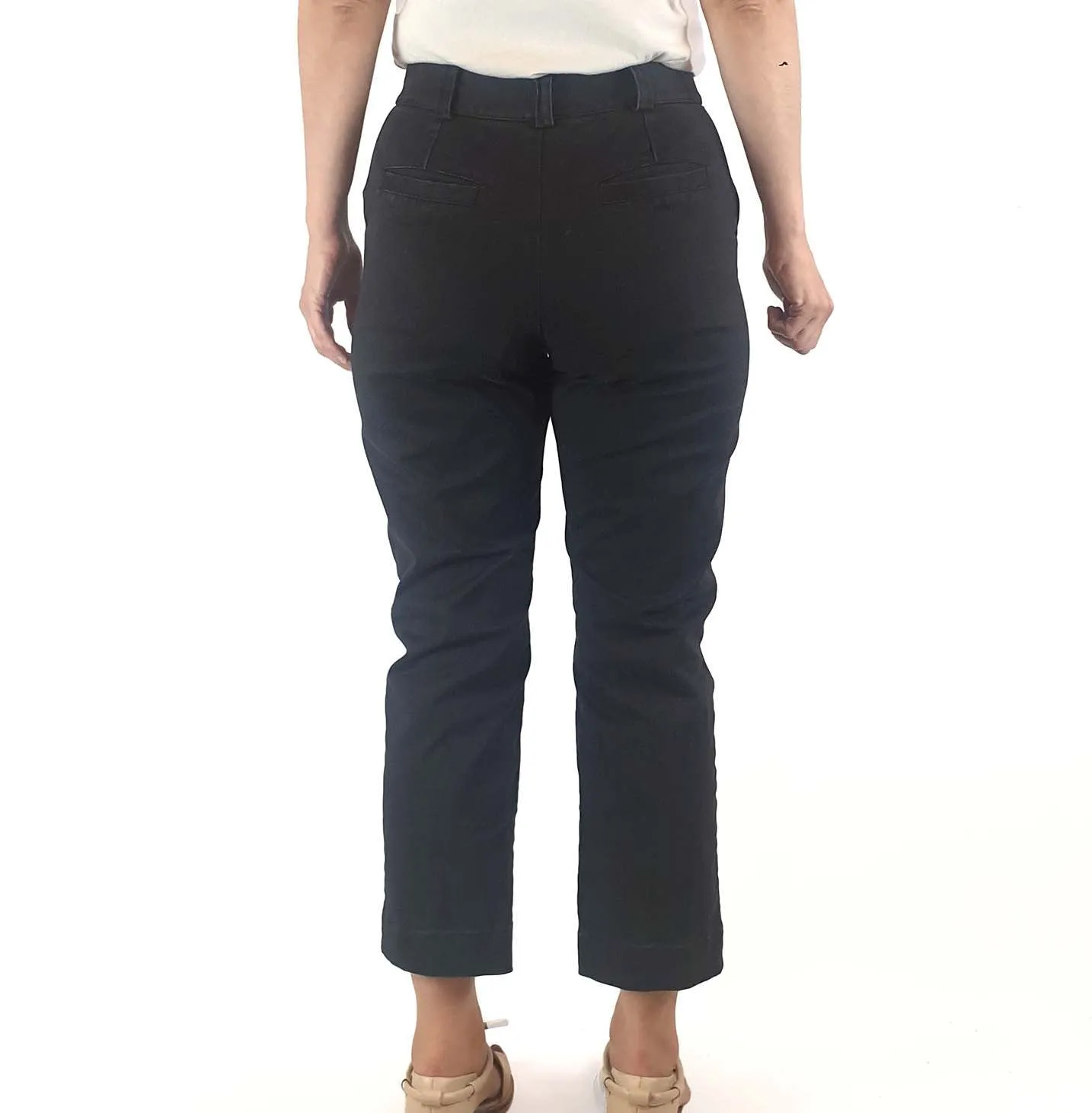 Obus black straight leg pants size 8