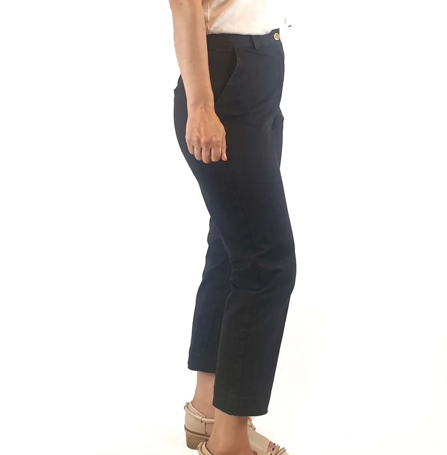 Obus black straight leg pants size 8
