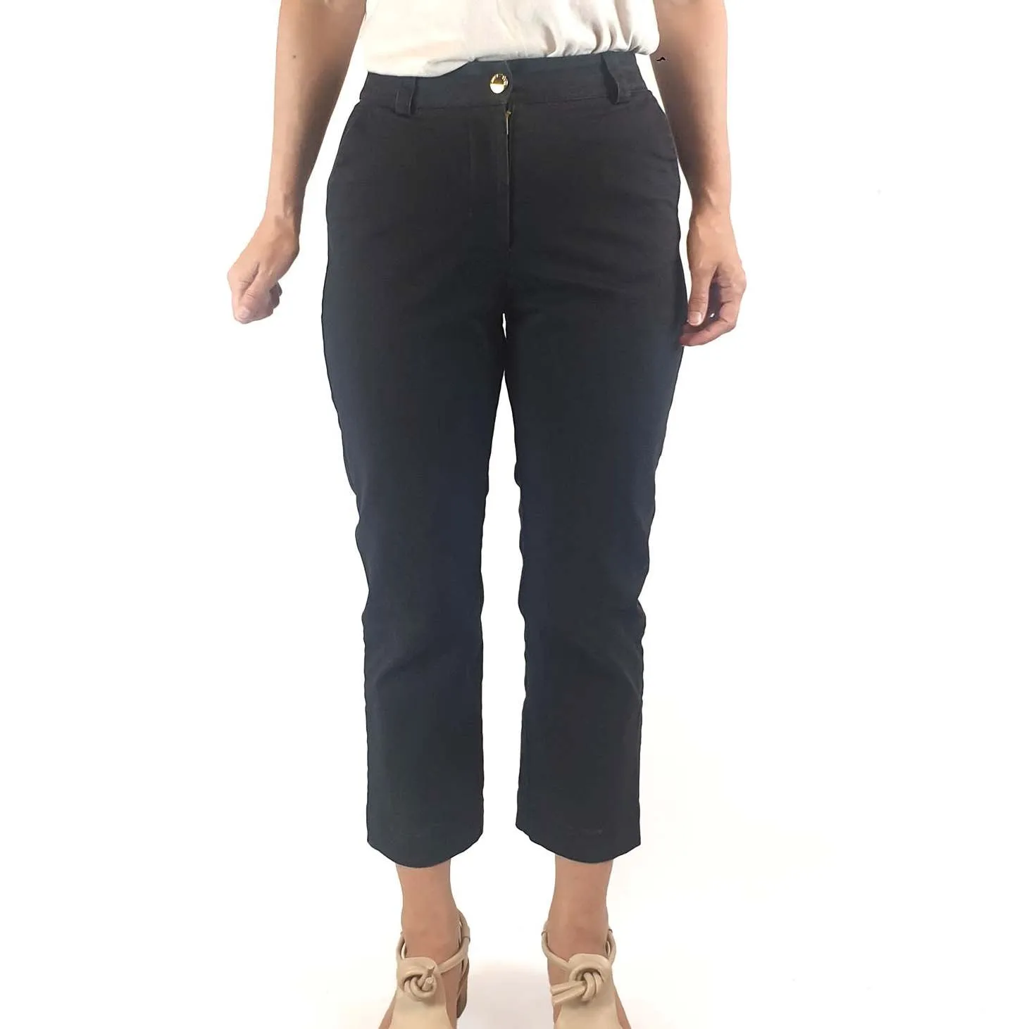 Obus black straight leg pants size 8