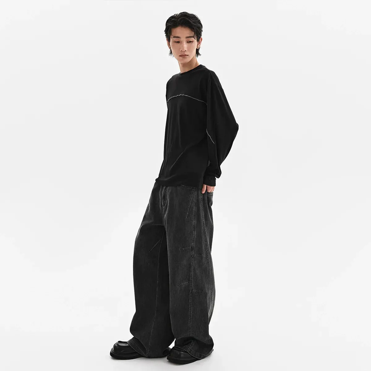 Olive Wide-Leg Pants