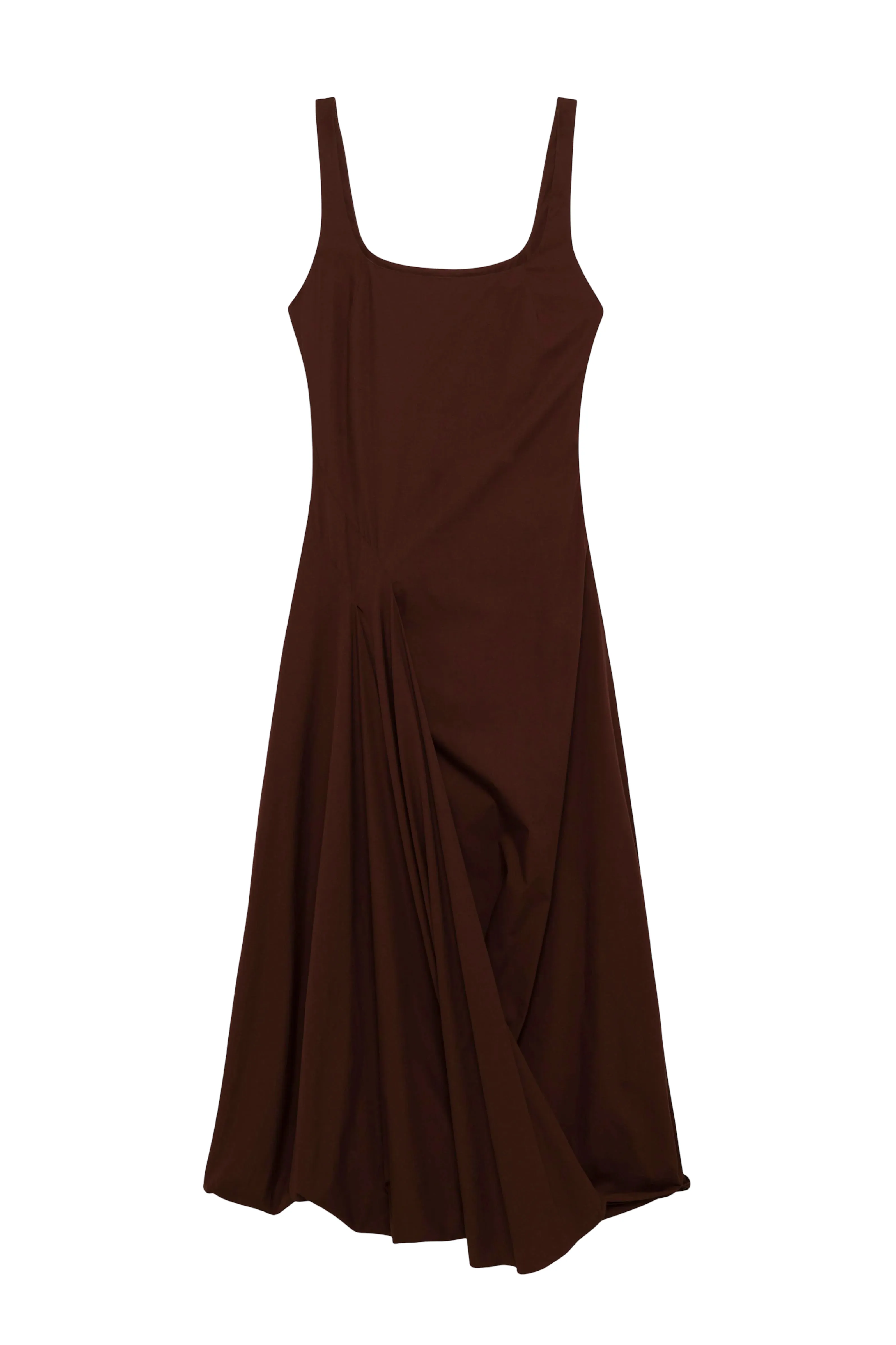 Olivia Draped Midi Dress - Anise