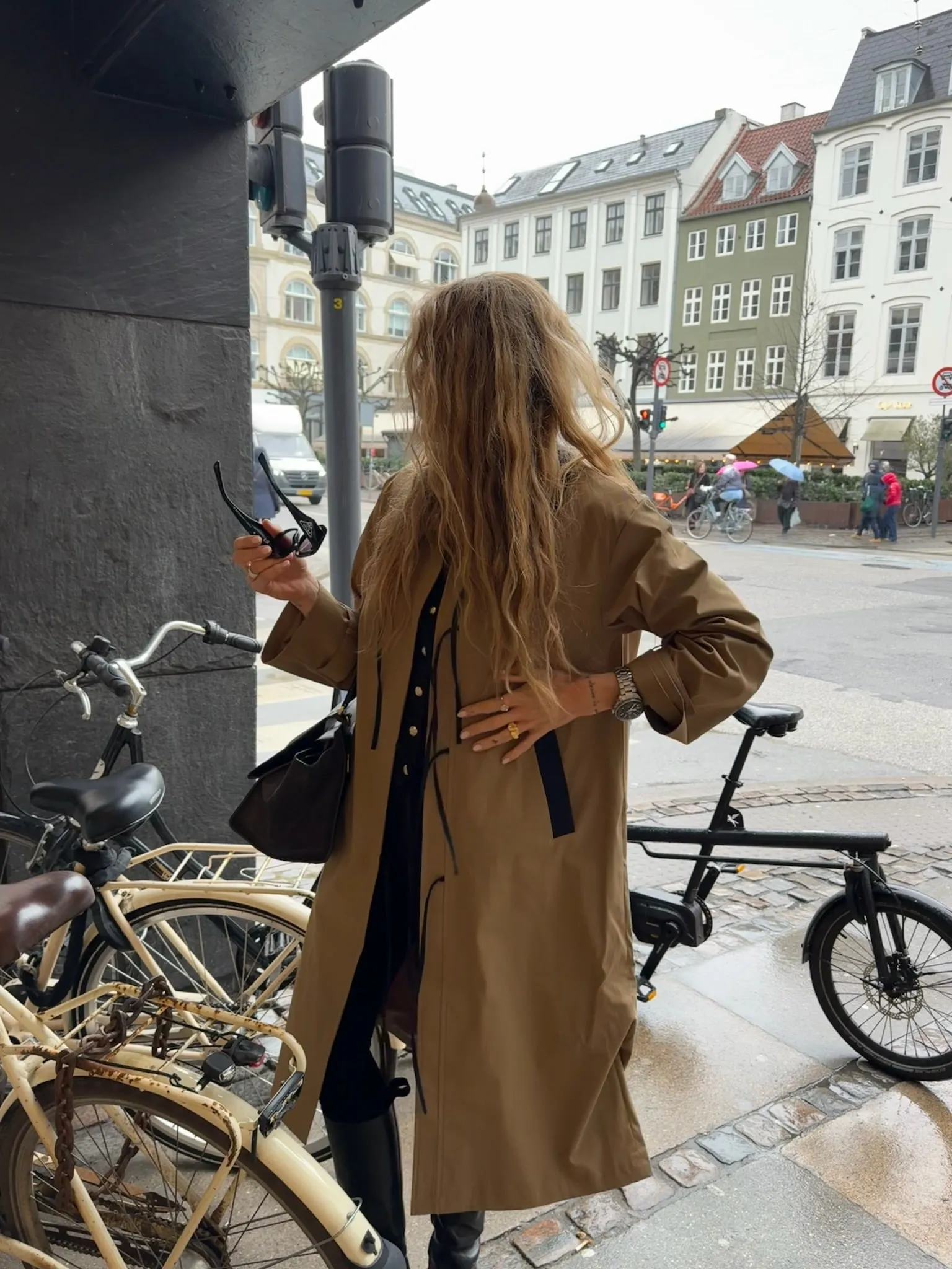 Only - Trench coat - Night sky - Orchid