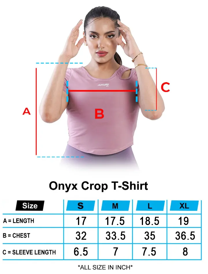 Onyx Crop T-Shirt - Pink