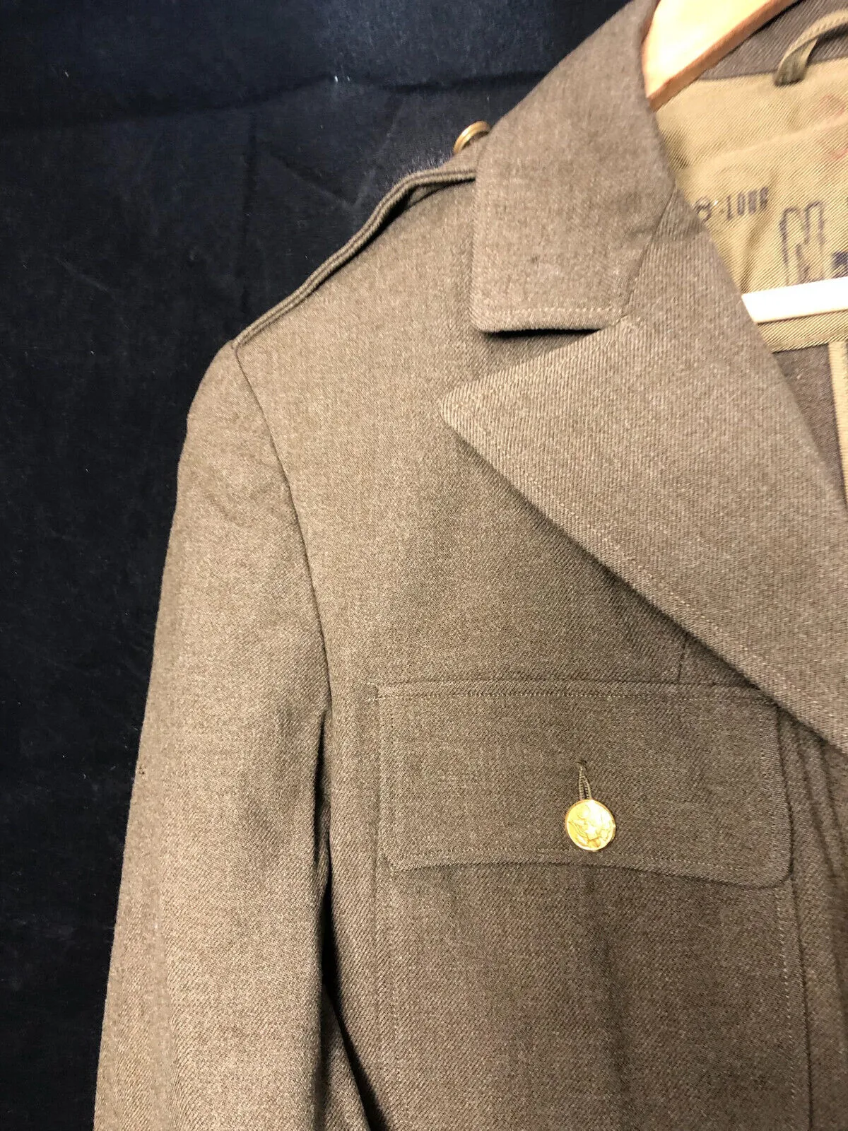 Original WW2 US Army Class A Dress Jacket 1941 - Private Ryan Prop - 38" Long