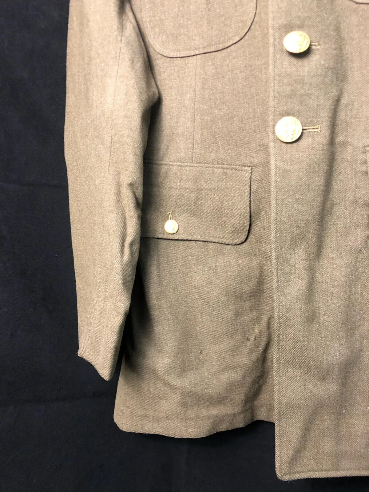 Original WW2 US Army Class A Dress Jacket 1941 - Private Ryan Prop - 38" Long