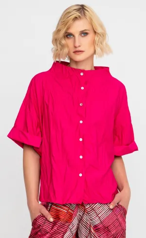 Ozai N Ku Crinkle Funnel Shirt