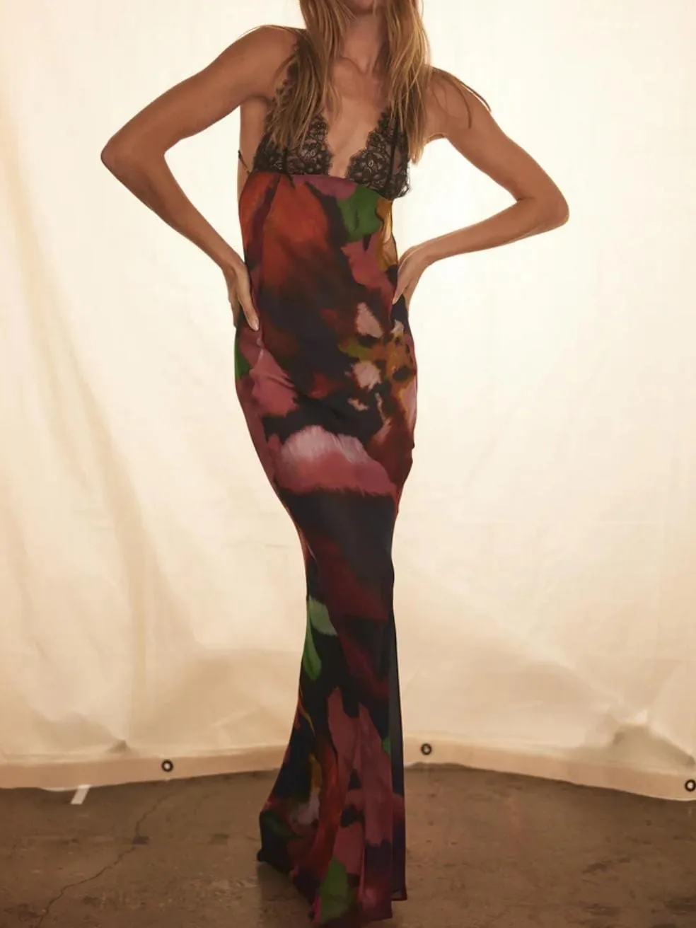 Paola Floral Slip Dress
