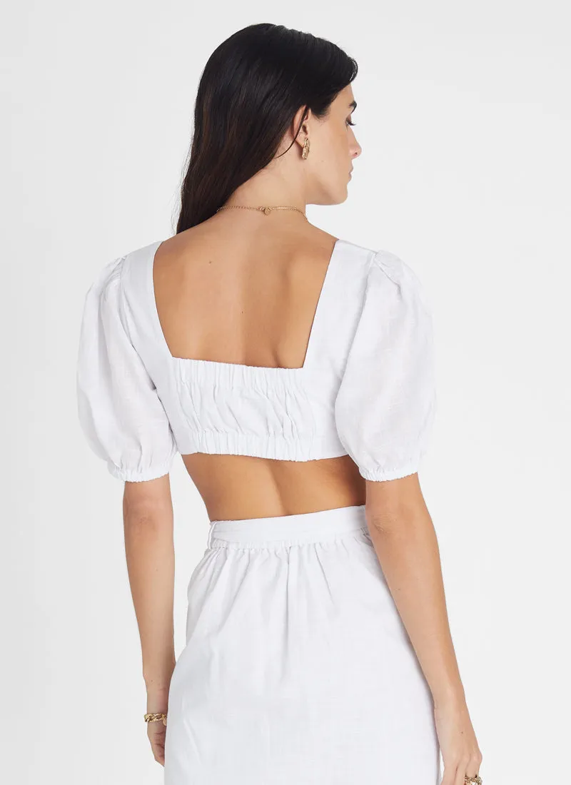 Pearl Lace Crop