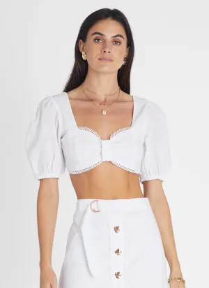 Pearl Lace Crop