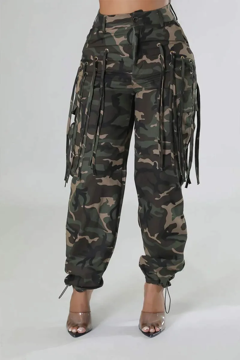 PG666 High-Waist Camo Pants