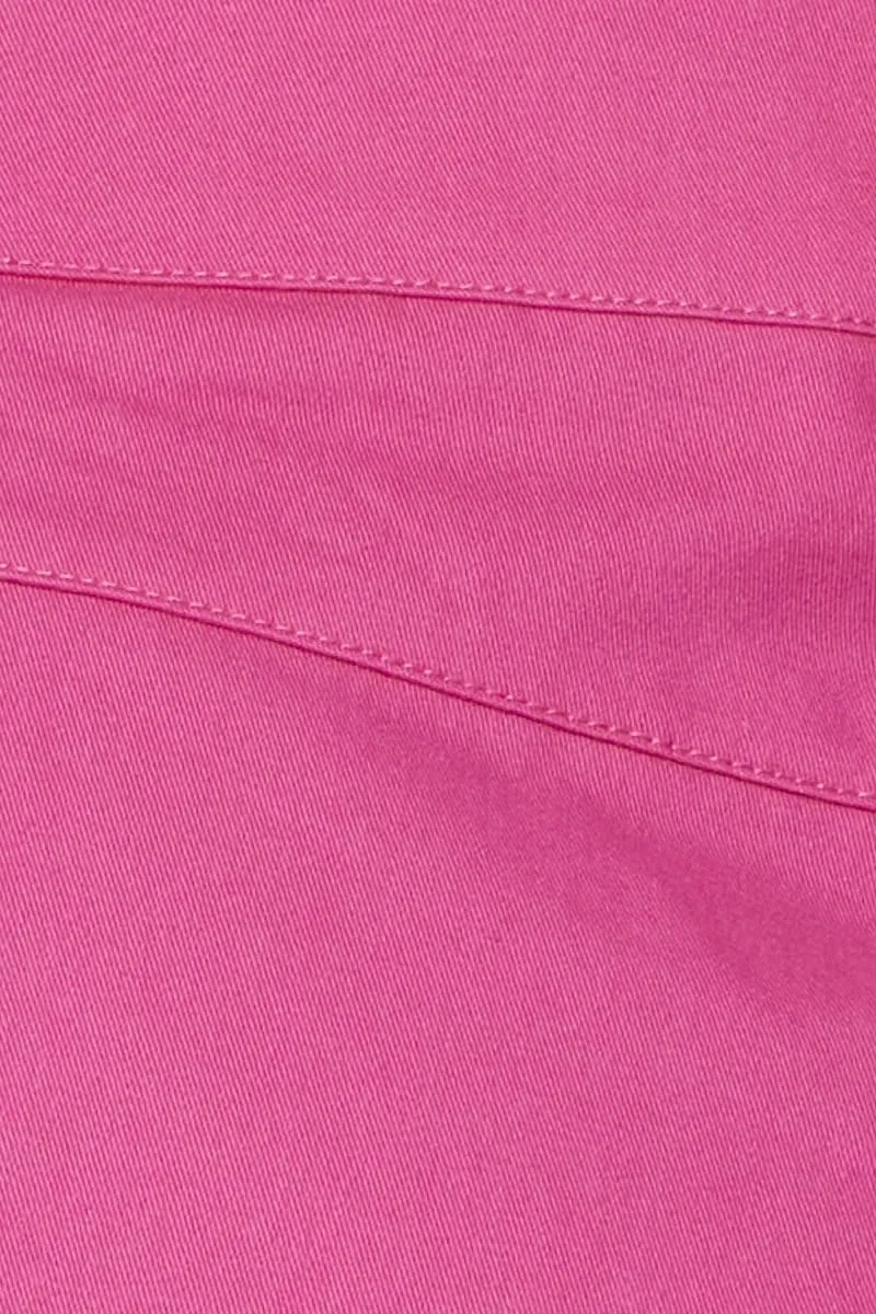 Pink Wide Leg Pants