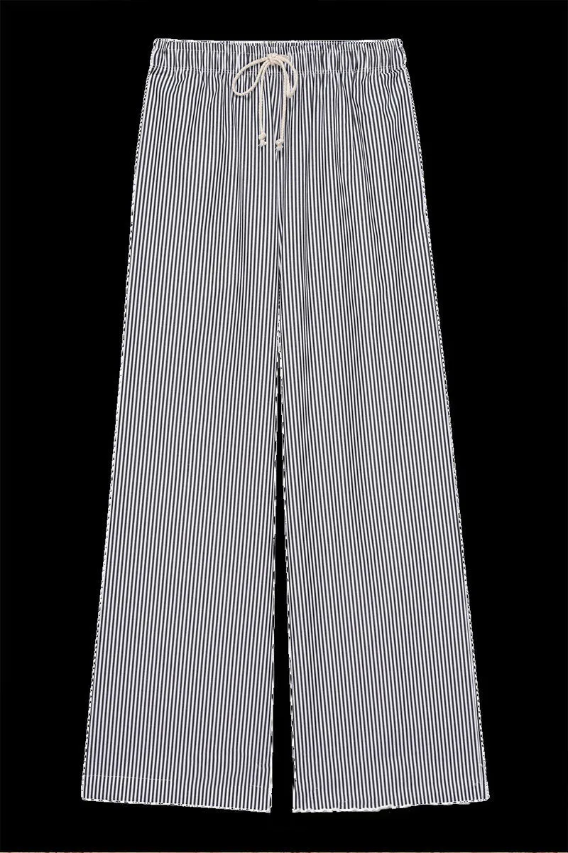 PN0142 Stripe Wide Leg Pants