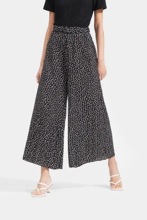 Polka Wide Leg Pants