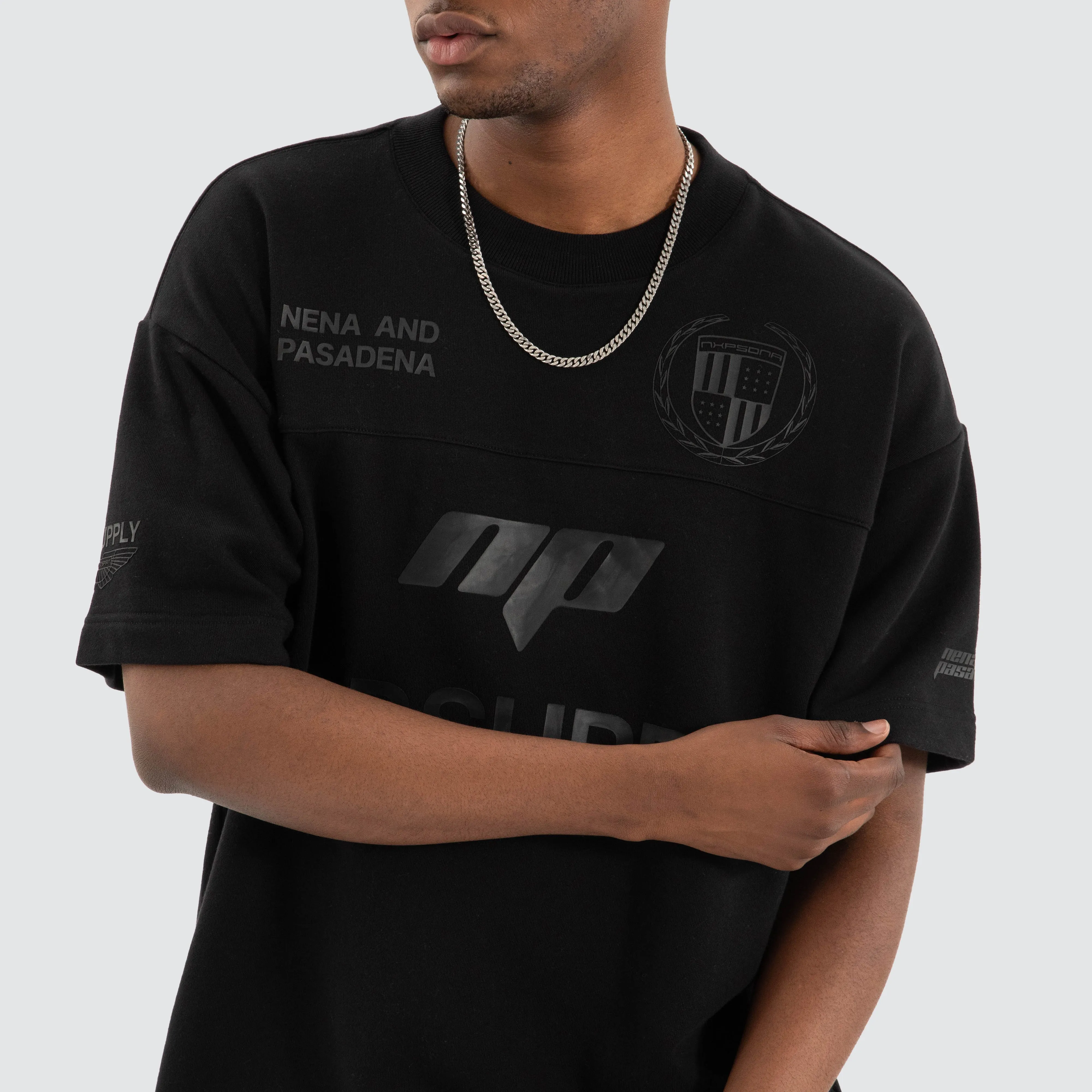 Power Loopback Raptor Tee Jet Black