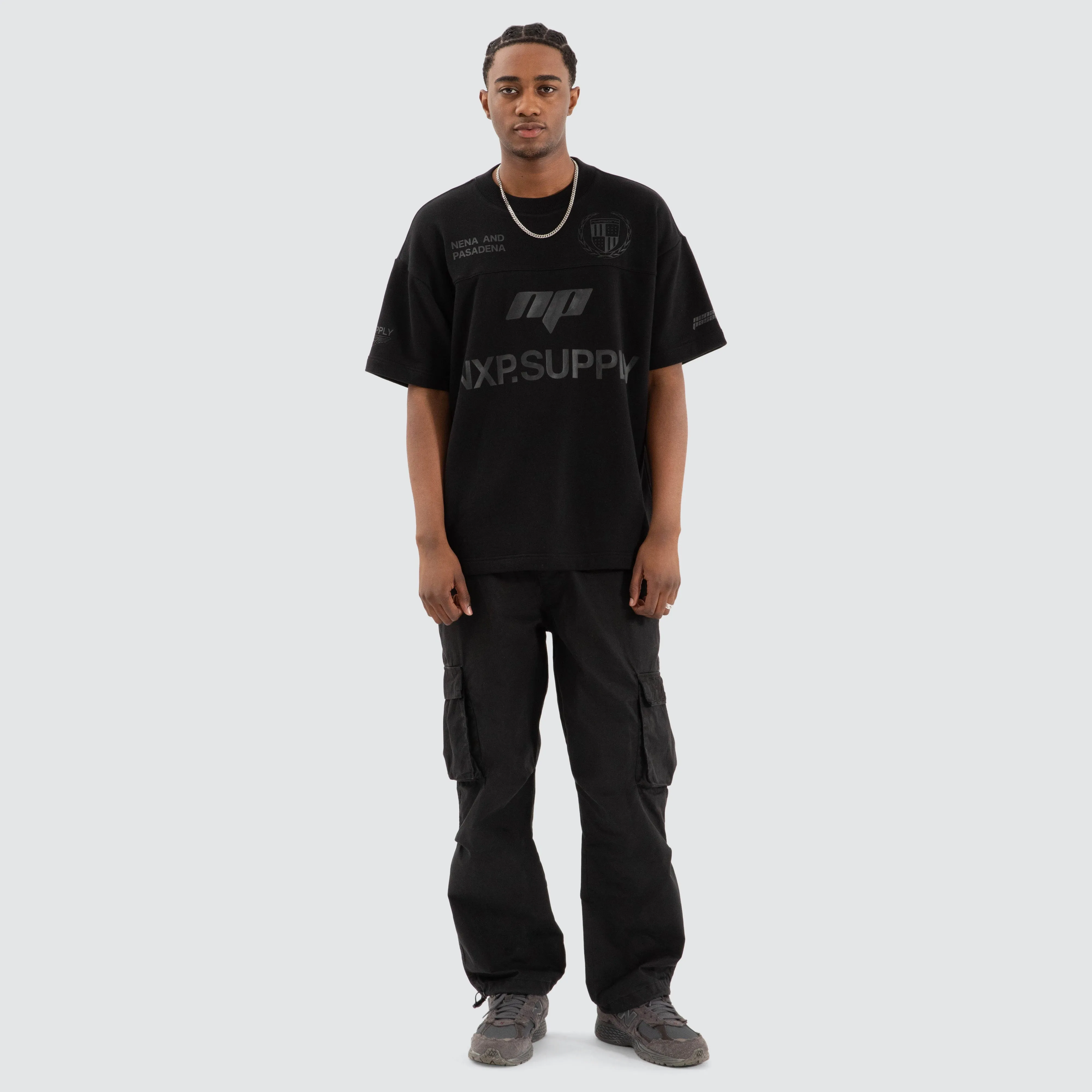 Power Loopback Raptor Tee Jet Black