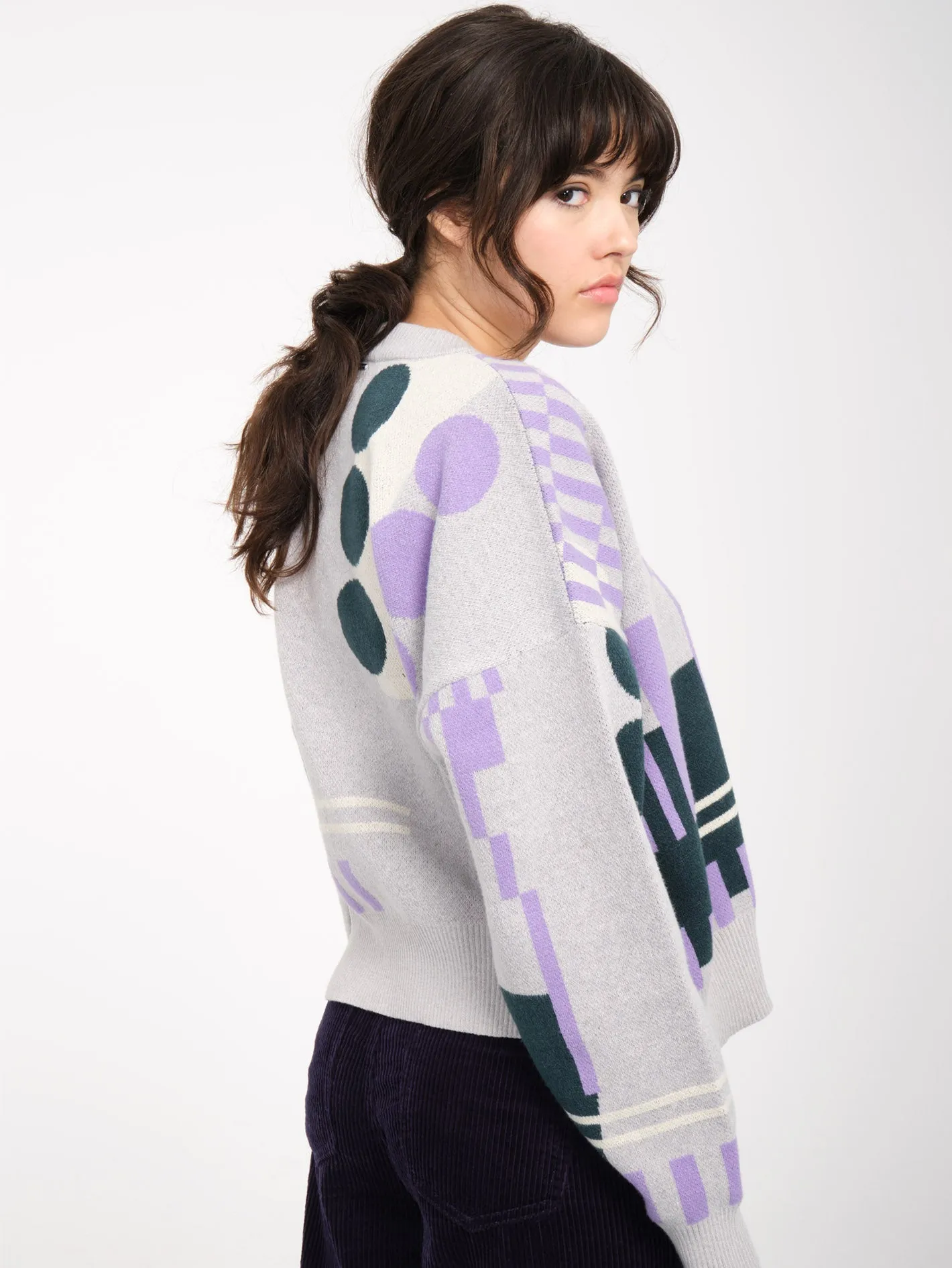 Pull Bohausweater - HEATHER GREY