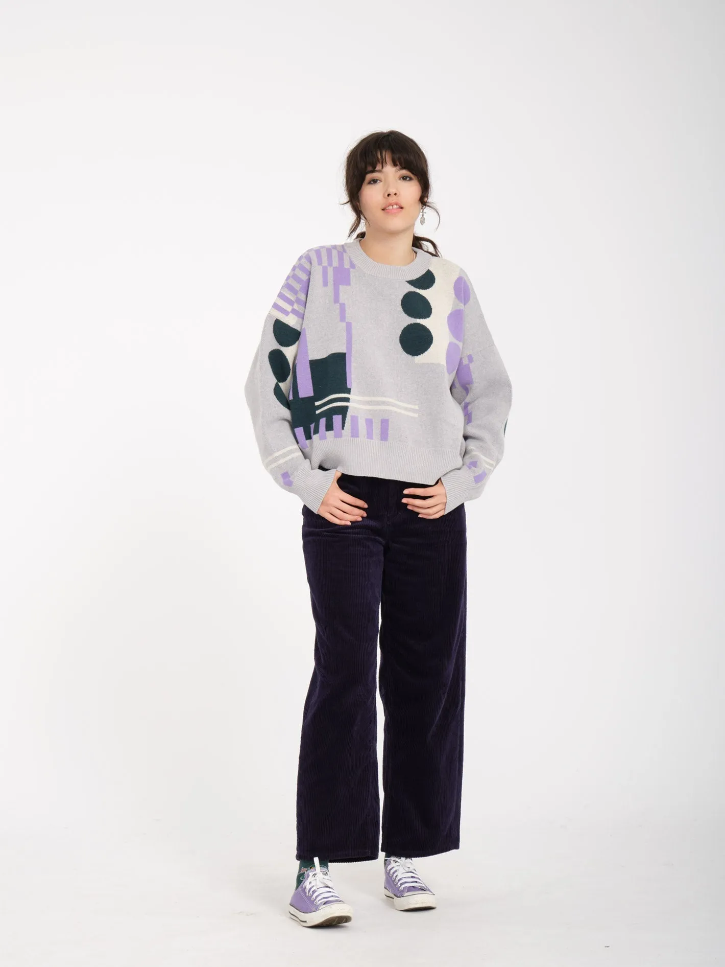 Pull Bohausweater - HEATHER GREY