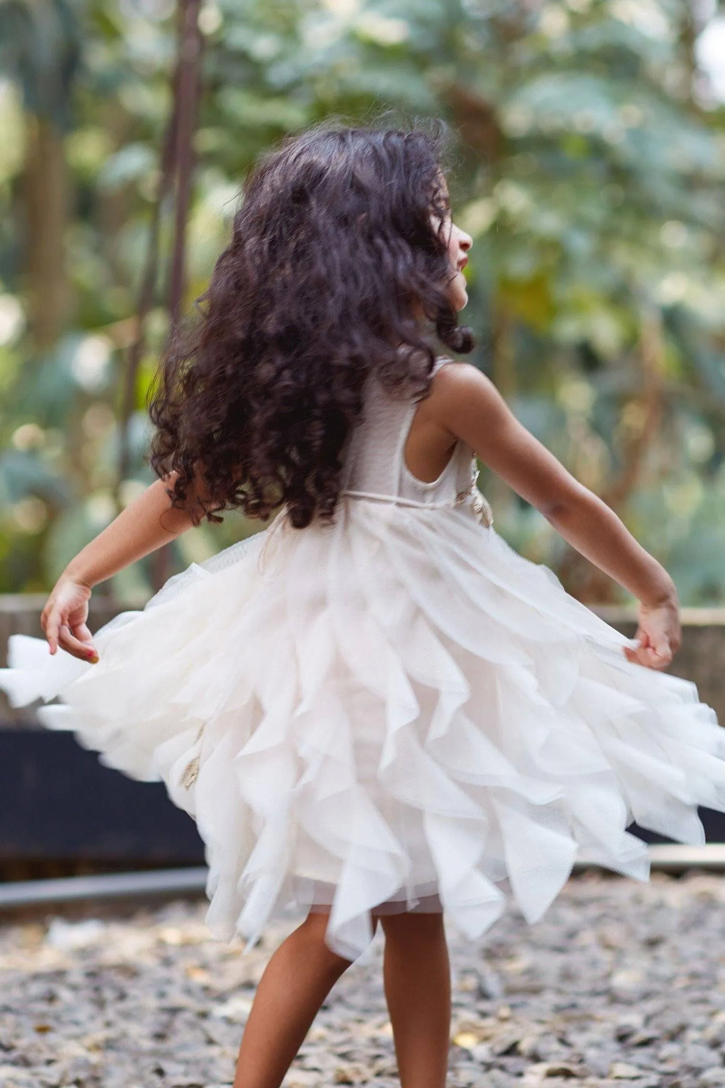 "Sophie" 3D Flower Tulle Dress