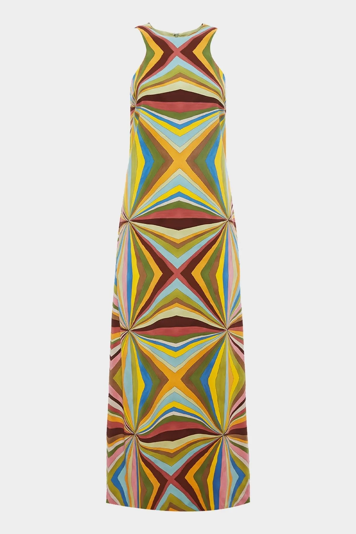 Racer Dress (Placed) in Rainbow