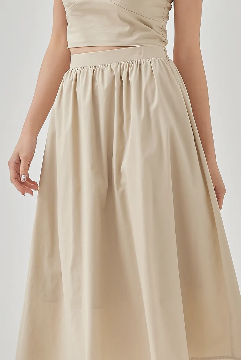 Ray High Waisted A-Line Skirt