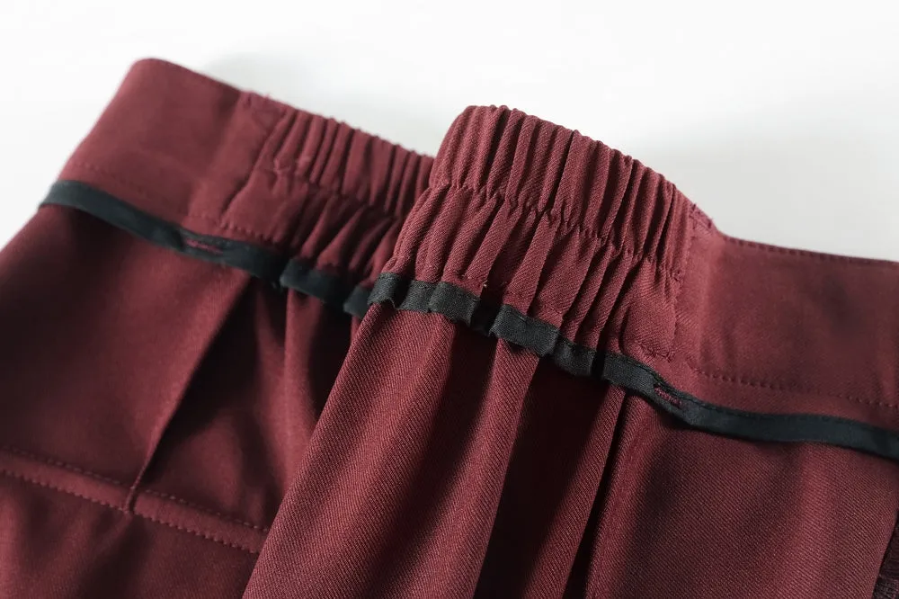 Relaxed Solid Color High Waist Pant for Stylish Women's Outfit