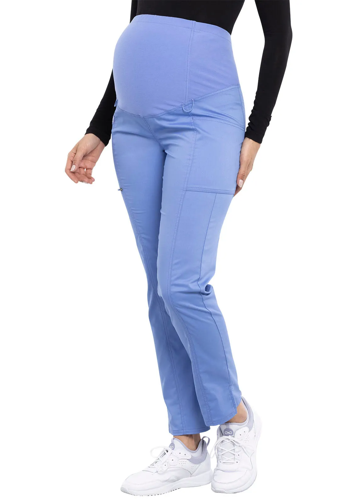 Revolution WW155 Maternity Straight Leg Pants Ciel