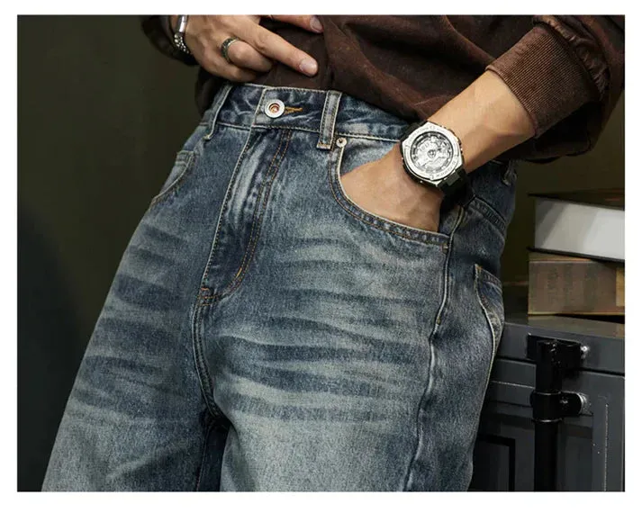Roomy, wide-leg jeans - alexander