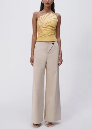 Rory Menswear Draped Pants (Vanilla)