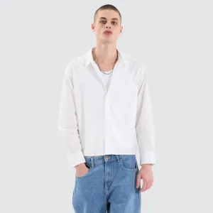 Routine Cube Longsleeve Shirt White