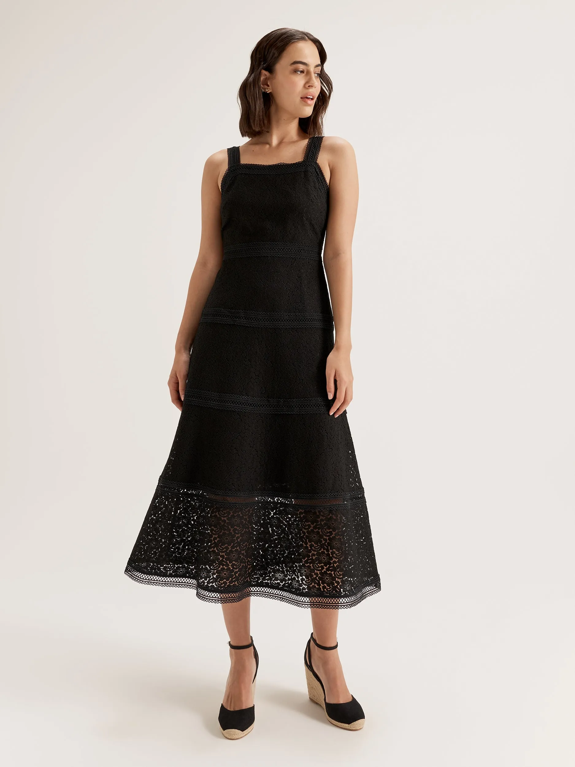 Rumba Lace Midi Dress