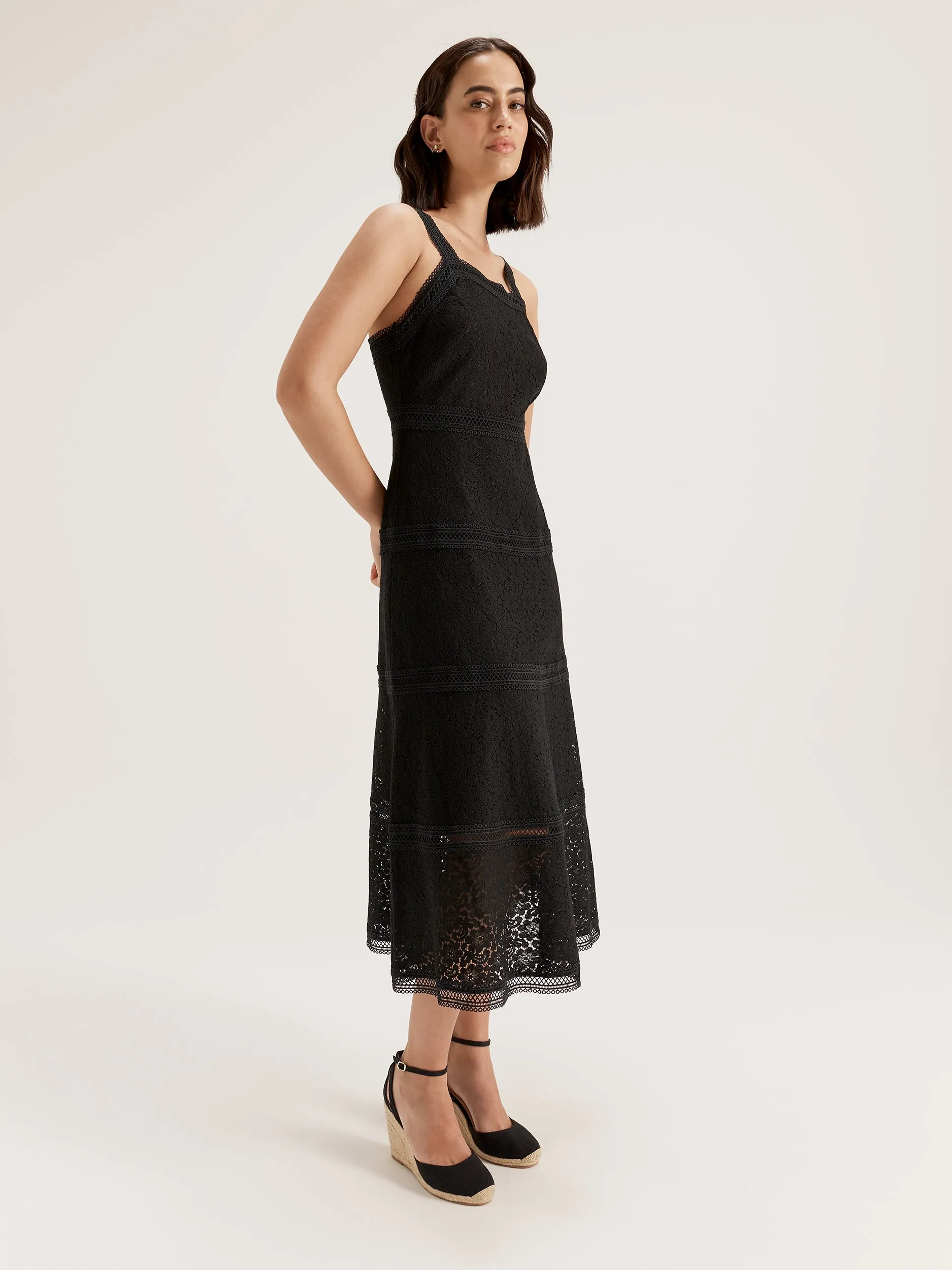 Rumba Lace Midi Dress