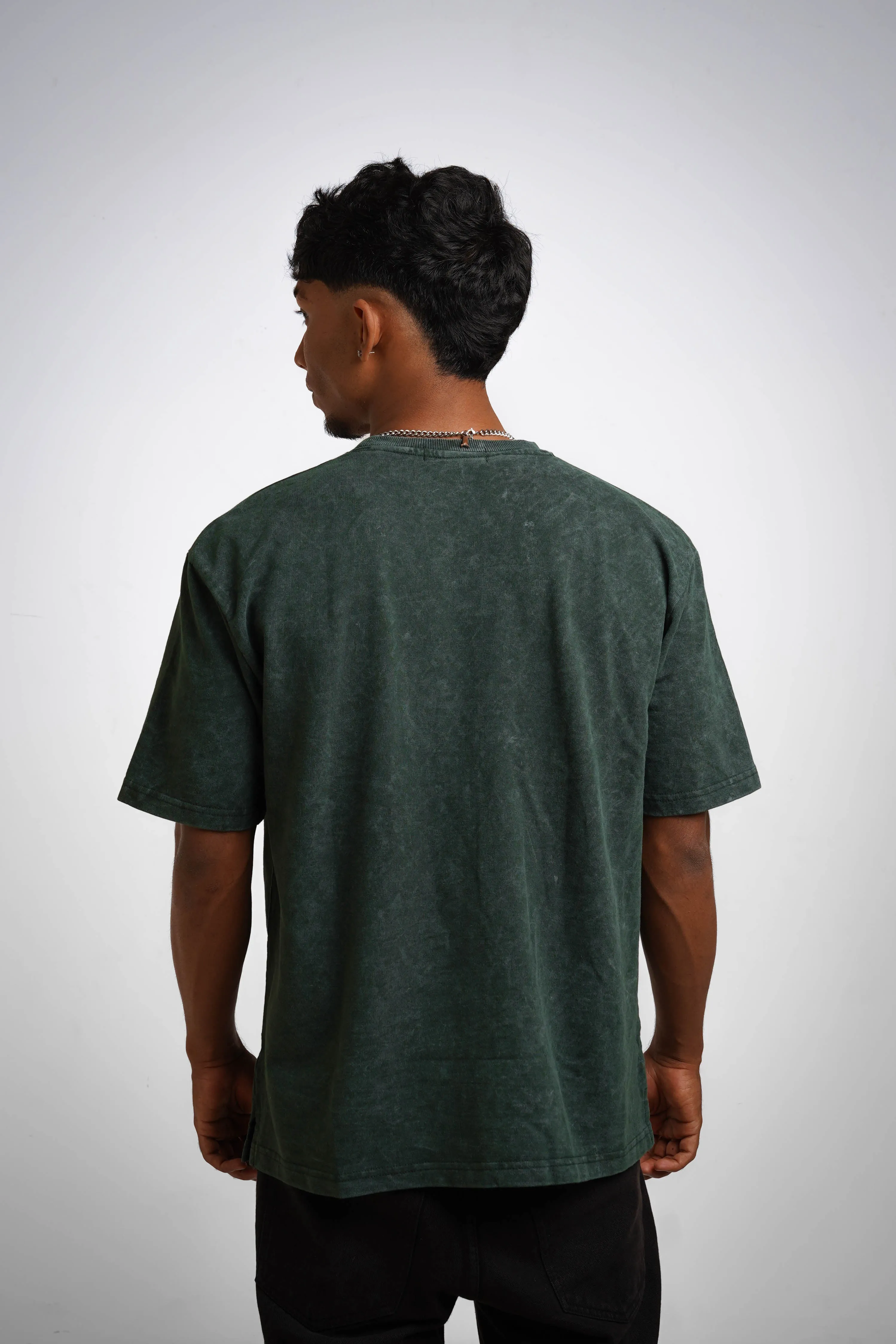 Saber Staples Vintage Wash Tee [BOTTLE GREEN]