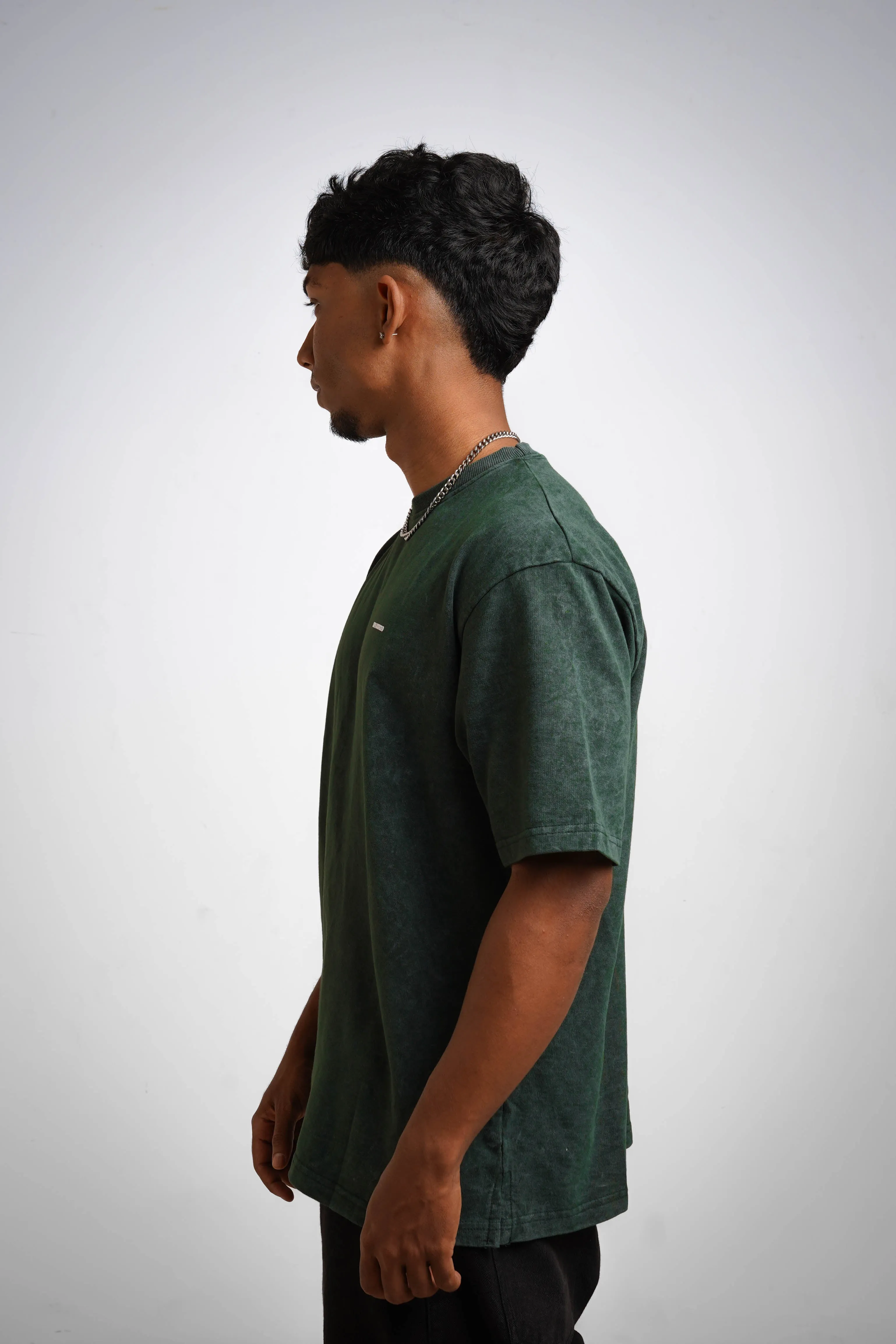 Saber Staples Vintage Wash Tee [BOTTLE GREEN]