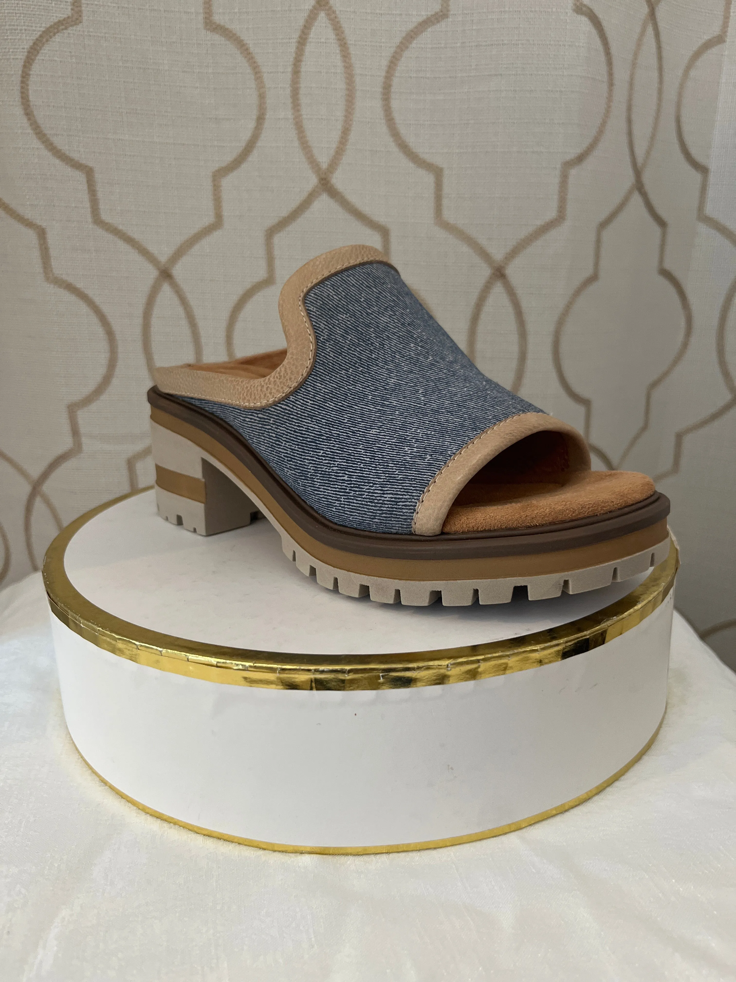 SALVIA HARPER DENIM LEATHER