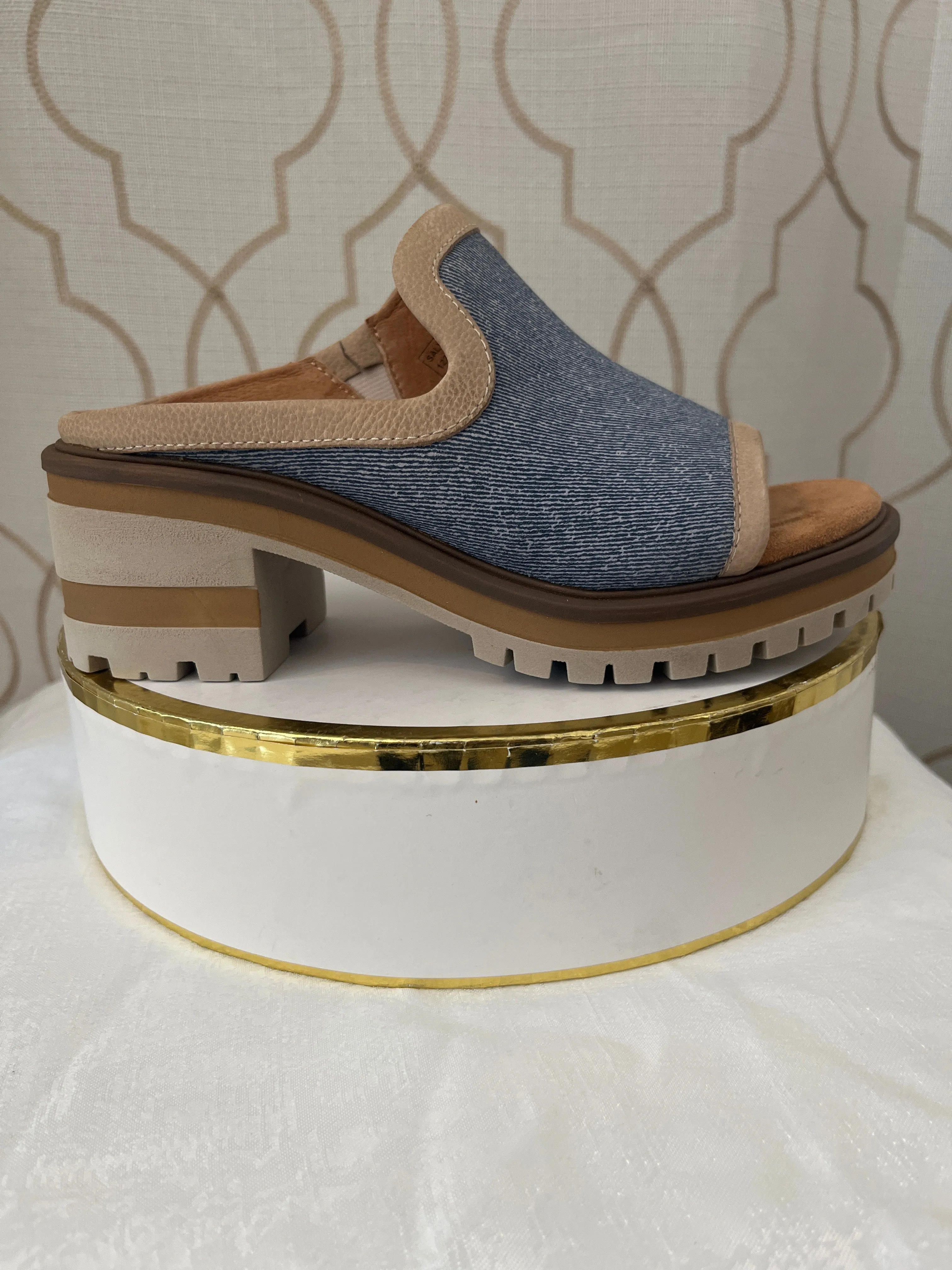 SALVIA HARPER DENIM LEATHER