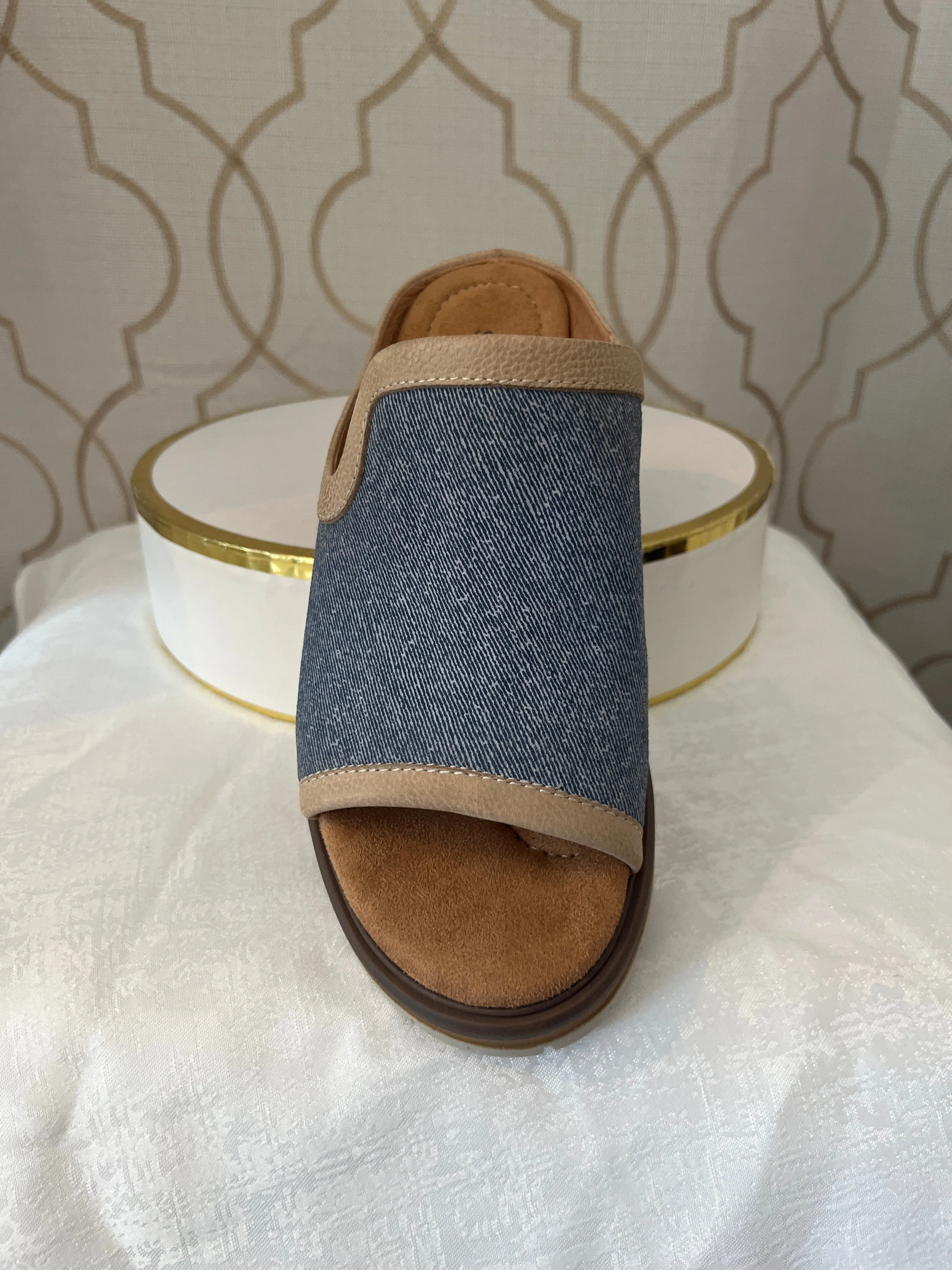 SALVIA HARPER DENIM LEATHER