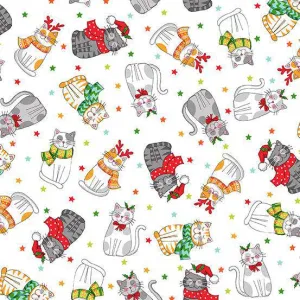Santa Paws - Scatter - White