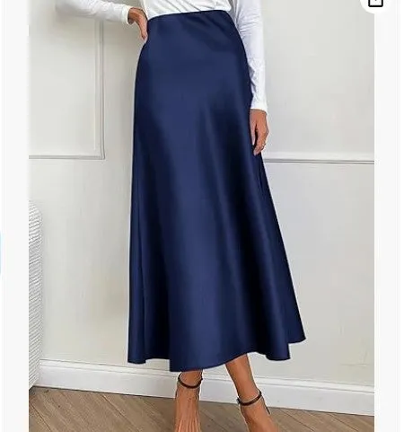 Satin Maxi Skirts